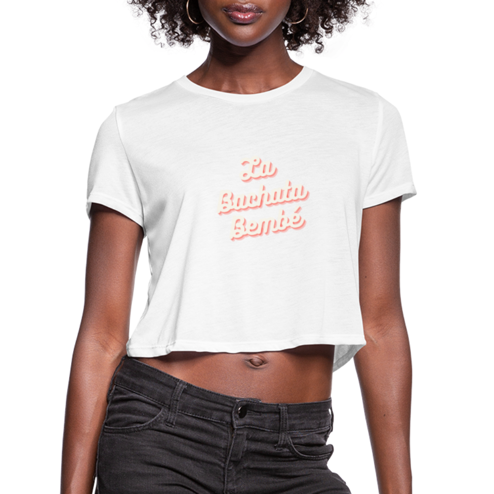 La Bacharta Bembe Cropped T-Shirt - white