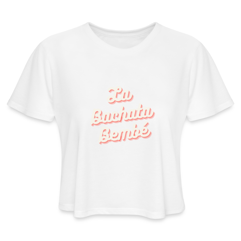 La Bacharta Bembe Cropped T-Shirt - white