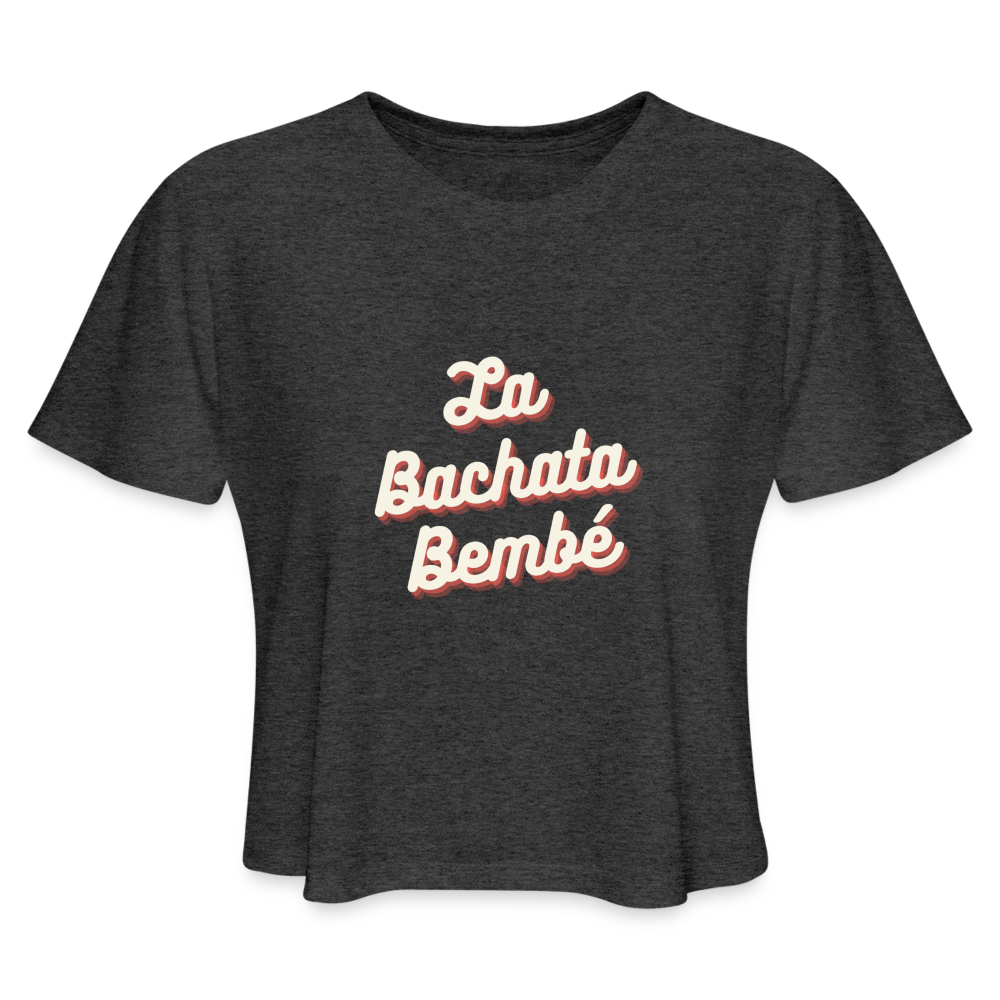 La Bacharta Bembe Cropped T-Shirt - deep heather