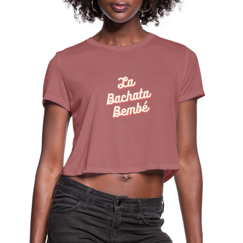 La Bacharta Bembe Cropped T-Shirt - mauve