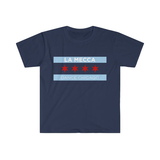 Unisex La Mecca Chicago Flag T-shirt