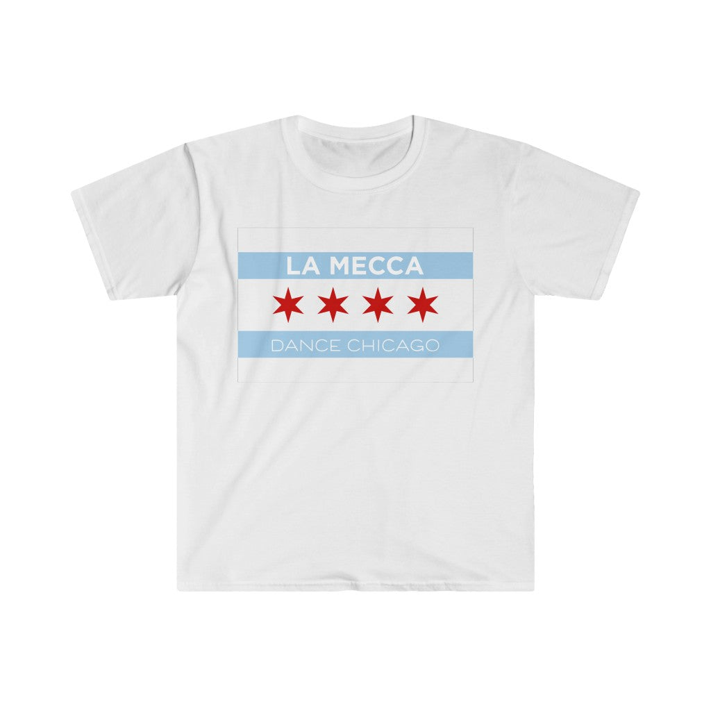 Unisex La Mecca Chicago Flag T-shirt