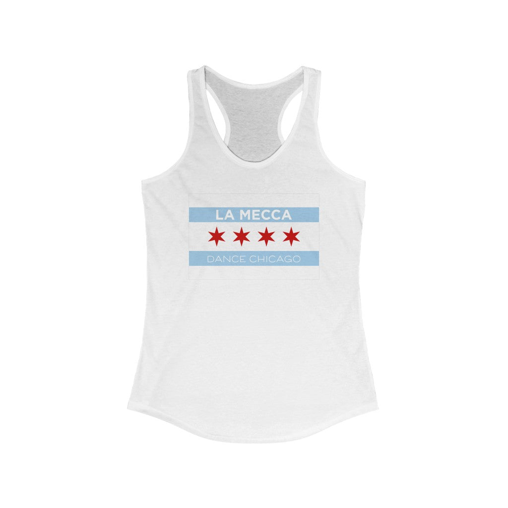 La Mecca Dance Chicago Flag Women's Racerback Tank