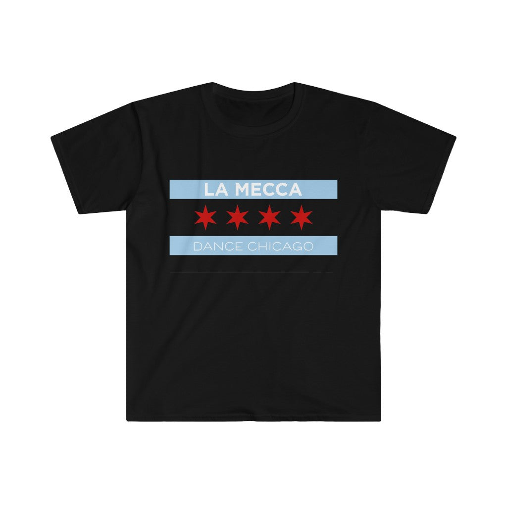 Unisex La Mecca Chicago Flag T-shirt