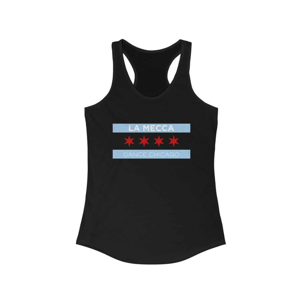 La Mecca Dance Chicago Flag Women's Racerback Tank