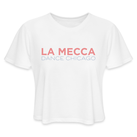 La Mecca Dance Chicago Women's Cropped T-Shirt - white